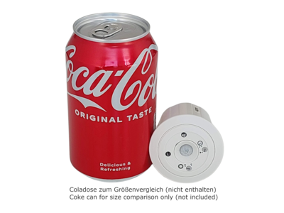 ecos 230V Präsenzmelder PM/230V/5T mit einstellbarer Nachlaufzeit, OHNE Lichtmessung, für Höhen bis 5 Meter