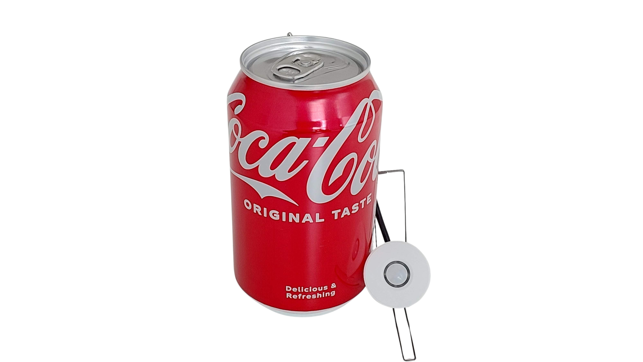 Comparación del tamaño de una lata de Coca-Cola con la de un occy