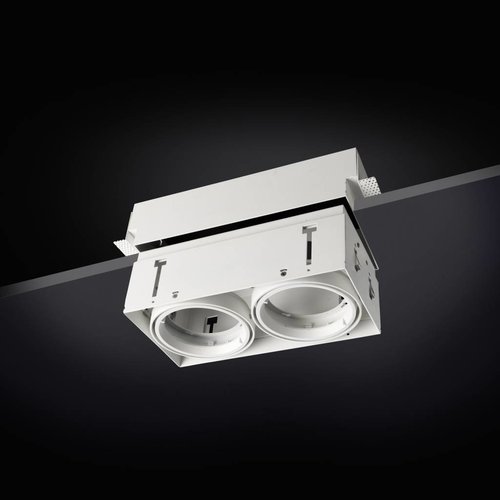 Leds-C4 Multidir Evo S trimless recessed spot 1-way for 50mm LED in white or black