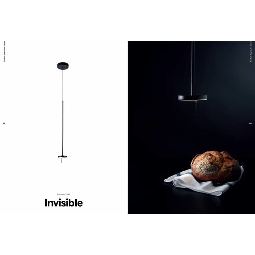 Leds-C4 Invisible led hanglamp 9Watt-2700/3000K zwart 730 - 2500mm