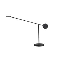 Invisible Led table lamp black touch dim