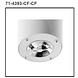 Leds-C4 Formentera Ø1320mm alu gray with remote control and E-27 lighting (L) Leds-C4 Formentera Ø1320mm alu gray with remote control and E-27 lighting (L)