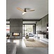 Leds-C4 Stem ceiling fan walnut wood with LED lighting Leds-C4 Stem ceiling fan walnut wood with LED lighting