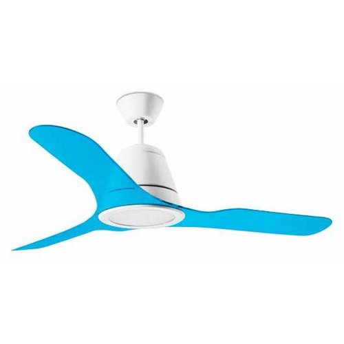 Forlight - Leds C4 Tiga ceiling fan white with remote control and LED lighting