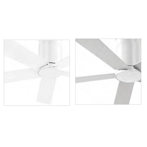 Forlight - Leds C4 Rodas Ø1320mm fan gloss white with remote control