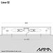 NAMA Linear 02 Up-down gips led wandlamp 230V 2xE-14 NAMA Linear 02 Up-down gips led wandlamp 230V 2xE-14