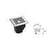 Leds-C4 Gea Power Led Uplight vierkante grondspot 6Watt richtbaar RVS Leds-C4 Gea Power Led Uplight vierkante grondspot 6Watt richtbaar RVS