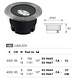 Leds-C4 Gea Power Led Uplight ronde grondspot 18Watt richtbaar RVS Leds-C4 Gea Power Led Uplight ronde grondspot 18Watt richtbaar RVS