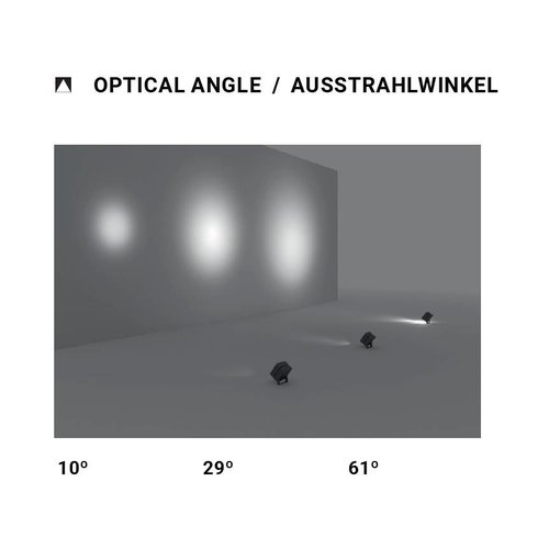 Leds-C4 Cube Led spotlight 15Watt-3000K antraciet