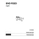 Wever-Ducre Track 1-fase End feed (aansluitstuk) 230Volt Wever-Ducre Track 1-fase End feed (aansluitstuk) 230Volt