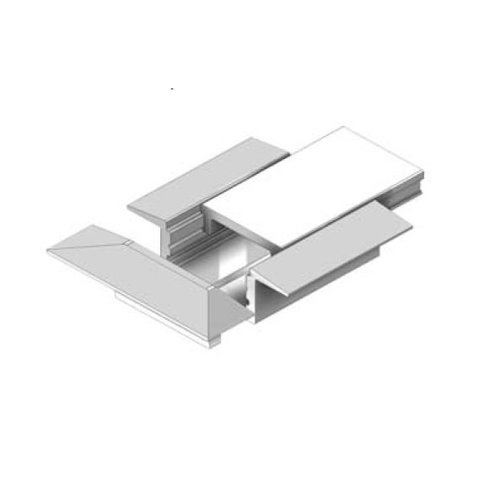 DL Wing Mini Alu inbouw ledprofiel 2000 x 26 x 8mm