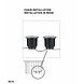 Leds-C4 Gea Power Led Pro grondspot 37,9Watt richtbaar RVS 3000-4000K Leds-C4 Gea Power Led Pro grondspot 37,9Watt richtbaar RVS 3000-4000K