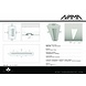 NAMA Athina 80 trimless complete recessed LED profile 80cm NAMA Athina 80 trimless complete recessed LED profile 80cm