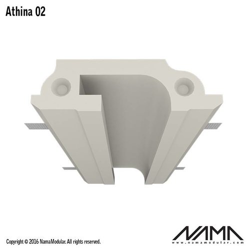 NAMA Athina 02 trimless recessed Led profile 40cm straight