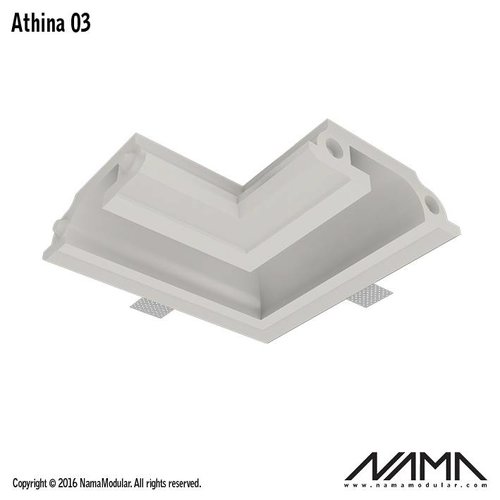 NAMA Athina 03 trimless corner piece inside