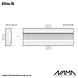 NAMA Athina 06 modulair trimless eindstuk links NAMA Athina 06 modulair trimless eindstuk links