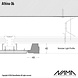 NAMA Athina 06 modulair trimless eindstuk links NAMA Athina 06 modulair trimless eindstuk links