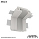 NAMA Athina 10 trimless inner wall-ceiling corner piece NAMA Athina 10 trimless inner wall-ceiling corner piece