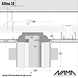 NAMA Athina 10 trimless inner wall-ceiling corner piece NAMA Athina 10 trimless inner wall-ceiling corner piece