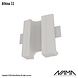 NAMA Athina 11 trimless left outer wall-ceiling corner piece NAMA Athina 11 trimless left outer wall-ceiling corner piece