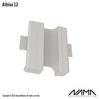 Athina 12 trimless right outer wall-ceiling corner piece