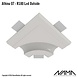 NAMA Athina 07-OUT trimless bocht R100, leds aan buitenzijde NAMA Athina 07-OUT trimless bocht R100, leds aan buitenzijde