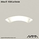 NAMA Athina 07-OUT trimless bocht R100, leds aan buitenzijde NAMA Athina 07-OUT trimless bocht R100, leds aan buitenzijde