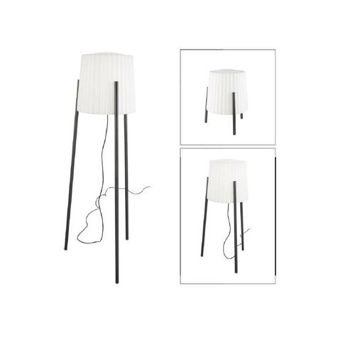 Leds-C4 Barcino staande buitenlamp antraciet - opaal E-27