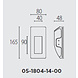 Leds-C4 Secret rechthoekig trimless wand inbouw ledspot 350mA-1Watt-3000K Leds-C4 Secret rechthoekig trimless wand inbouw ledspot 350mA-1Watt-3000K