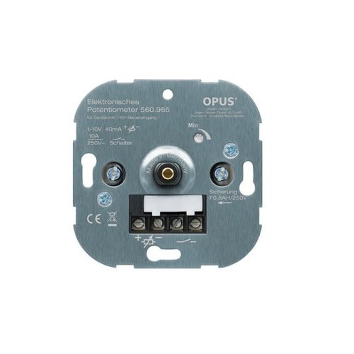 1-10Volt dimmer voor draai- drukknop 1-10Volt dimmer voor draai- drukknop