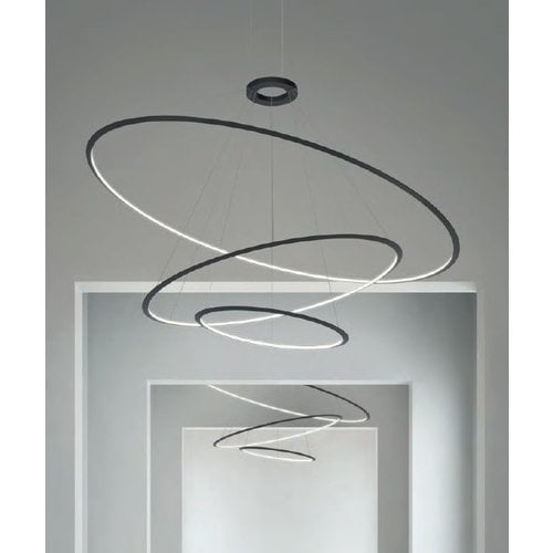 Leds-C4 Circular Chandelier 3-ring led ceiling suspended Ø600-1200-2000mm