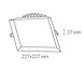 Kohl Miranda Square led downlight 8-22Watt wit IP44 Kohl Miranda Square led downlight 8-22Watt wit IP44