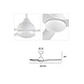 Leds-C4 Nepal Ø1320mm white with 14,5W-3000K led lighting Leds-C4 Nepal Ø1320mm white with 14,5W-3000K led lighting