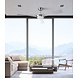 Leds-C4 Sirocco Ø1320mm nickel with 16W-3000K LED lighting Leds-C4 Sirocco Ø1320mm nickel with 16W-3000K LED lighting
