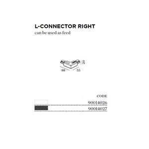 Wever-Ducre Track 1-fase L-connector right