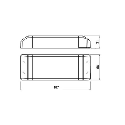 DL Eco-V led driver 24V-150, niet dimbaar