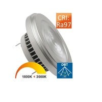 MM10018 AR111 G53 350mA-12W(=75W)24/45gr Dim to Warm CRI97