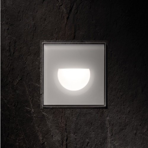 Lombardo Pin Q Asimmetrico led wand inbouw 2Watt 230Volt IP66