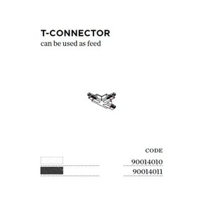 Wever-Ducre Track 1-fase T-connector rechts