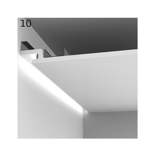 NAMA Zita 01 trimless indirect schijnend Led gips profiel 150cm  -  97x40mm