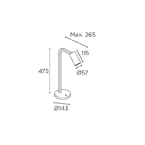 Leds-C4 Simply Led desk lamp ON/OFF