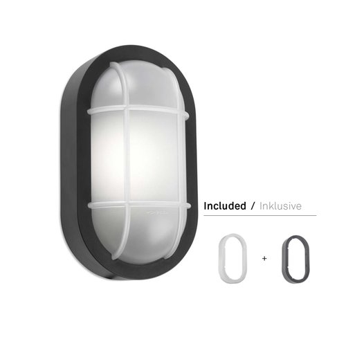 Leds-C4 Turtled wand/plafond LED 7,5Watt-3000K IP65-IK10