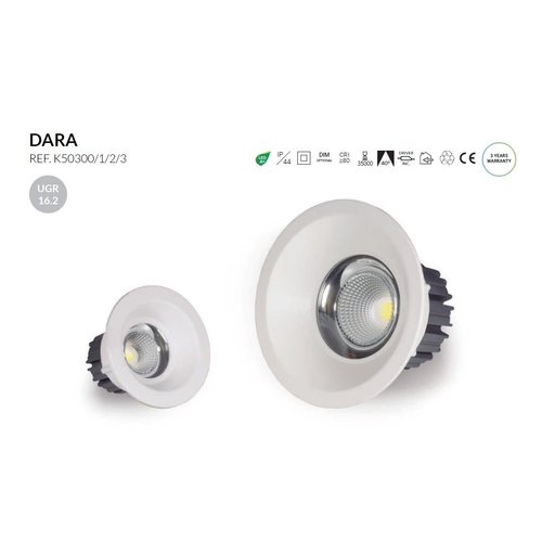 Kohl  Dara IP54 recessed ledspot 7-30Watt