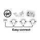 Megaman Renzo MM08241 plafondlamp met noodverlichting 16,5W-4000K Megaman Renzo MM08241 plafondlamp met noodverlichting 16,5W-4000K