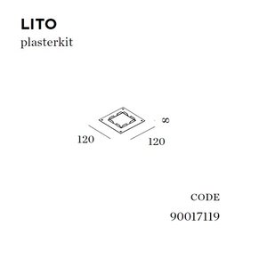 Wever-Ducre Plasterkit voor Lito (gips wand)