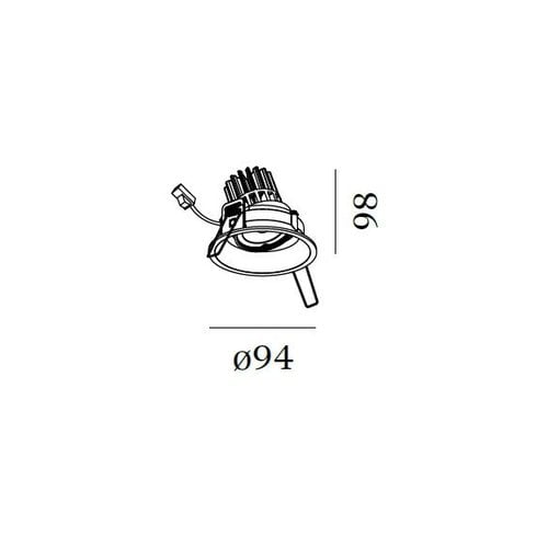 Wever-Ducre Deep Adjust 1.0 MR16 directional recessed spot