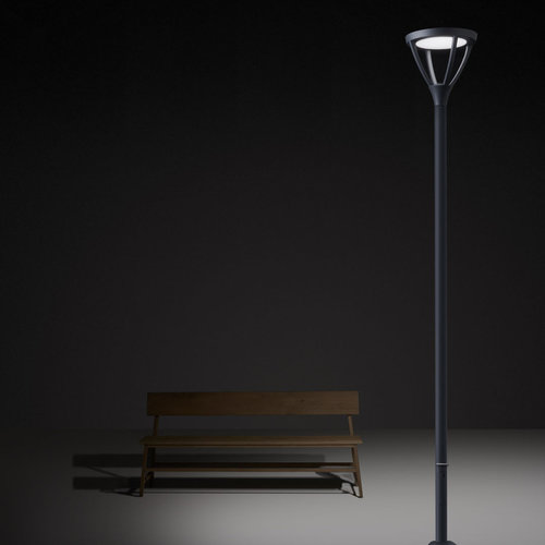 Leds-C4 Proud paaltop Ø60 Streetlight 44Watt antraciet