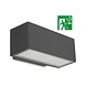 Leds-C4 Afrodita Led down wandarmatuur met 3-uurs nood 19Watt IP65 Leds-C4 Afrodita Led down wandarmatuur met 3-uurs nood 19Watt IP65