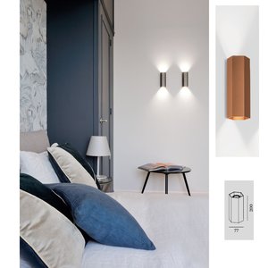 Wever-Ducre Hexo Mini 2.0 PAR16 wandarmatuur up/down 2 x GU10 dimbaar Wever-Ducre Hexo Mini 2.0 PAR16 wandarmatuur up/down 2 x GU10 dimbaar