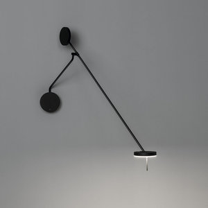 Leds-C4 Invisible adjustible wall lamp 9Watt black